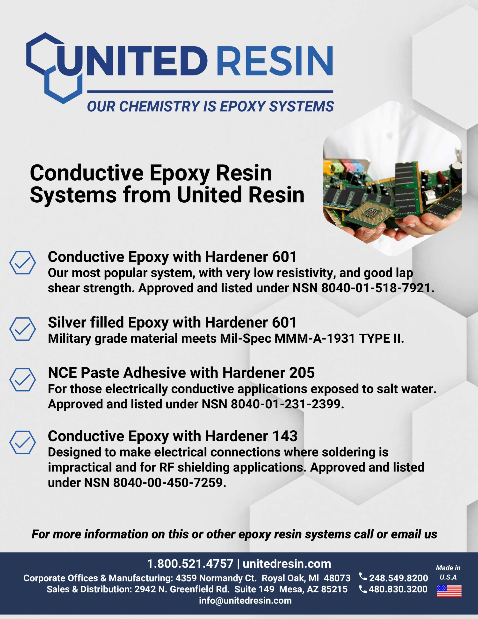 Conductive Epoxy Resin Systems