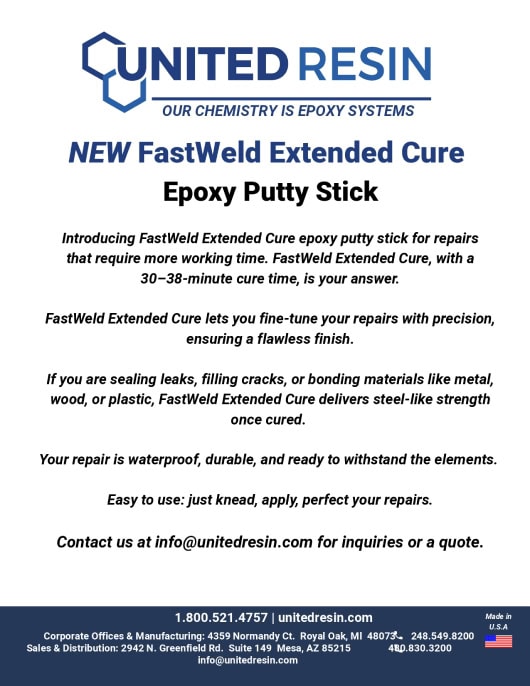 NEW- FastWeld Extended Cure