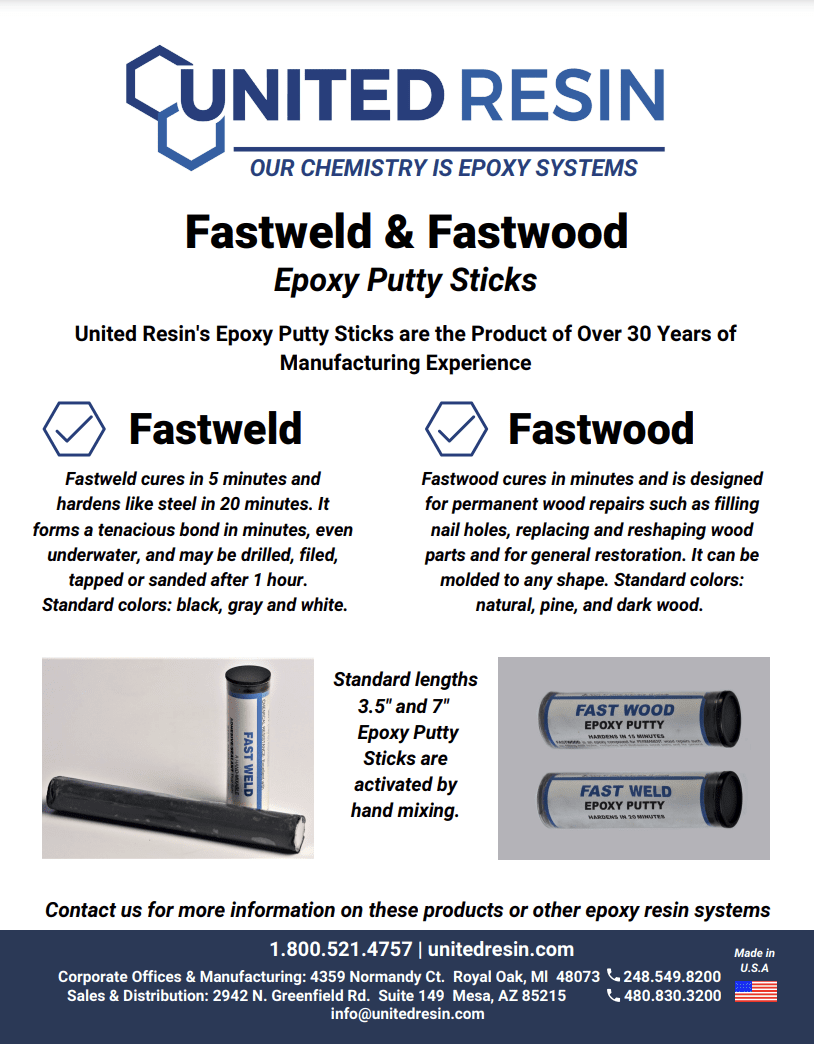 Fastweld & Fastwood - Epoxy Putty Sticks